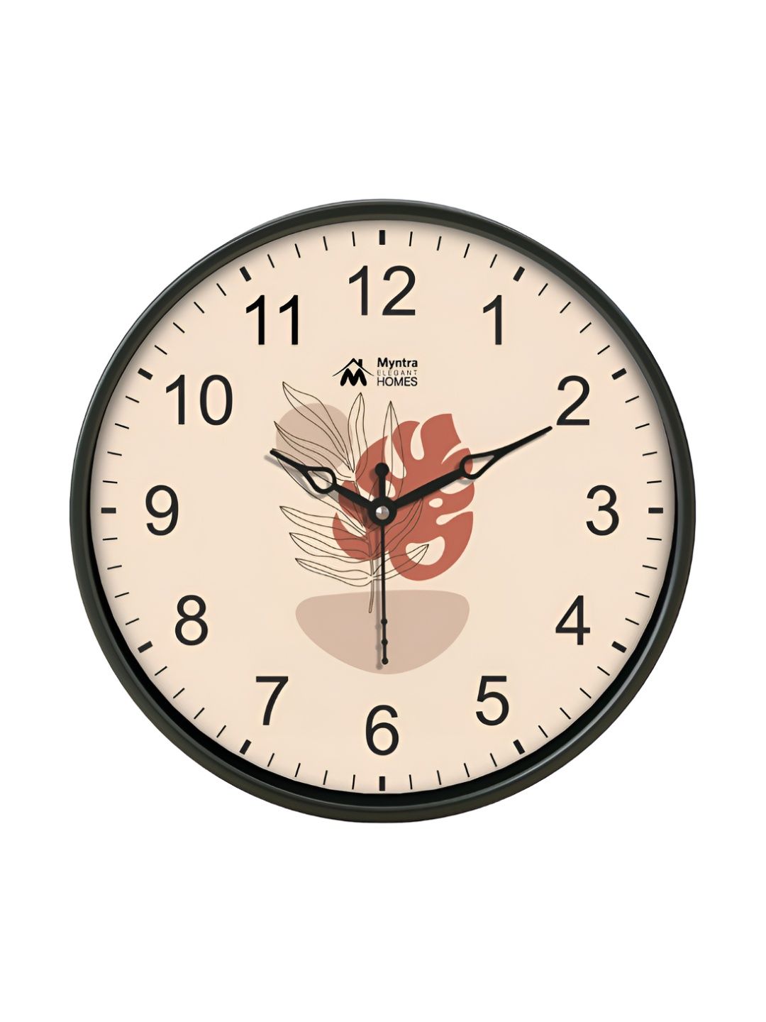 Myntra Elegant Homes Red Printed Traditional Wall Clock-picture-14