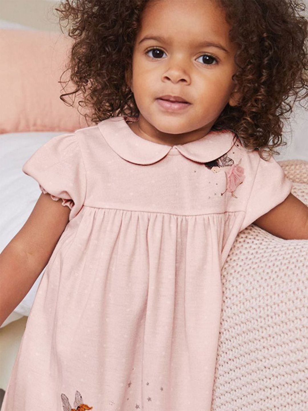 Xsole Girls Puff Sleeves Fit & Flare Dress-picture-45