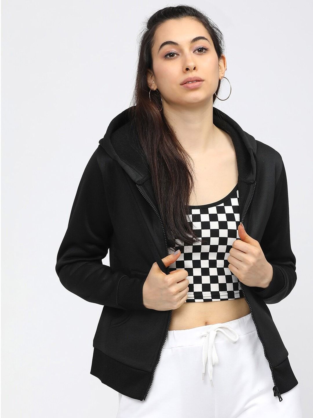 The Roadster Lifestyle Co Hooded Long Sleeves Zipper Sweatshirt-picture-29