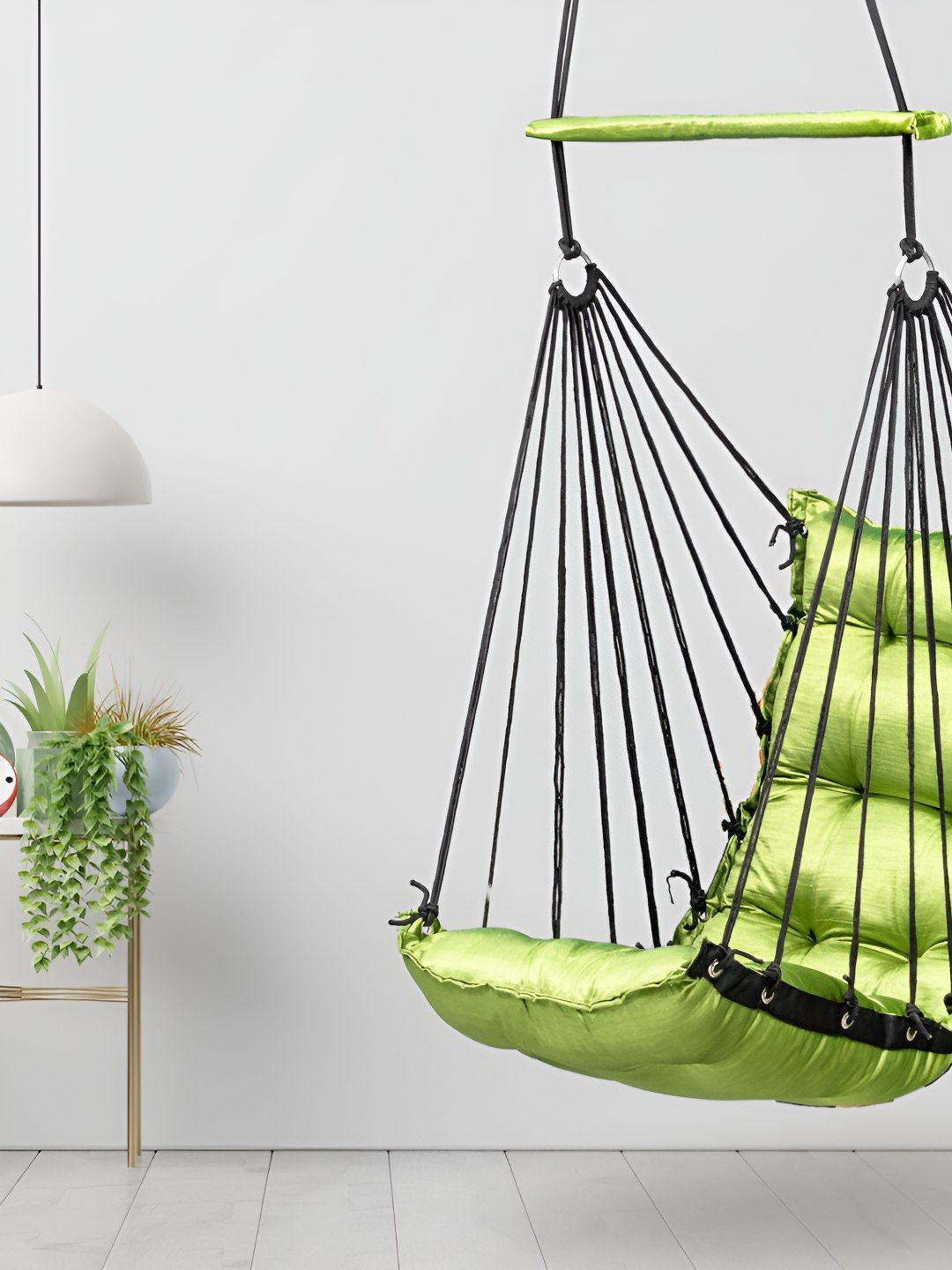 Swingzy Green Hammock Hanging Swing WithCushion