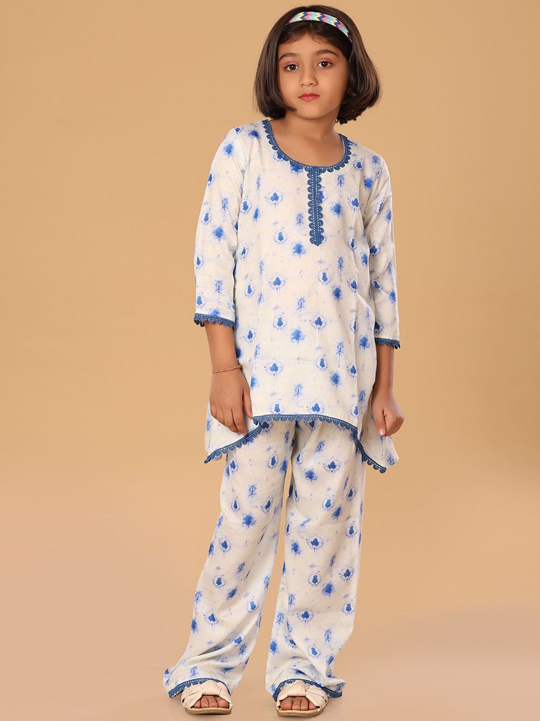 The Mini Trunk Girls Dyed Kurti with Palazzo-picture-48