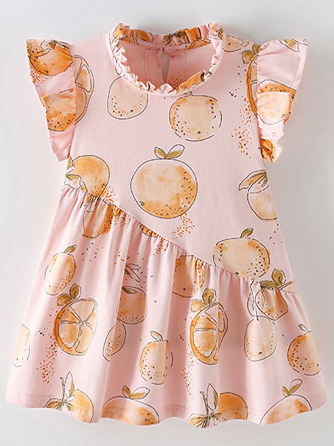 Xsole Girls Graphic Print A-Line Dress-picture-50