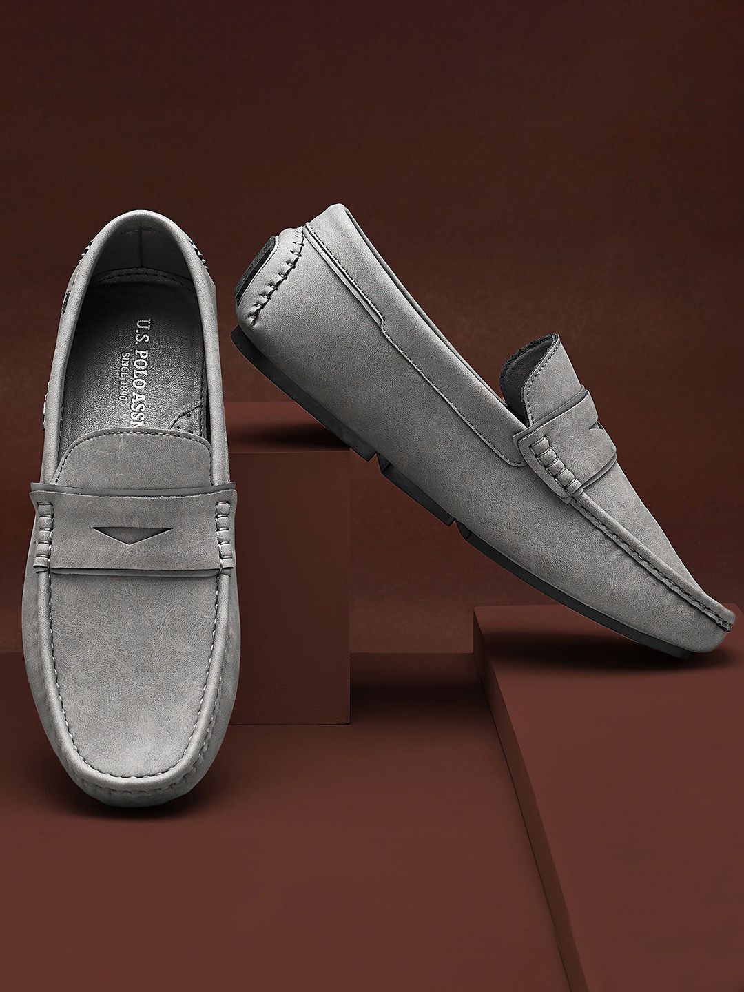 U.S. Polo Assn. Men PU Loafers-picture-43