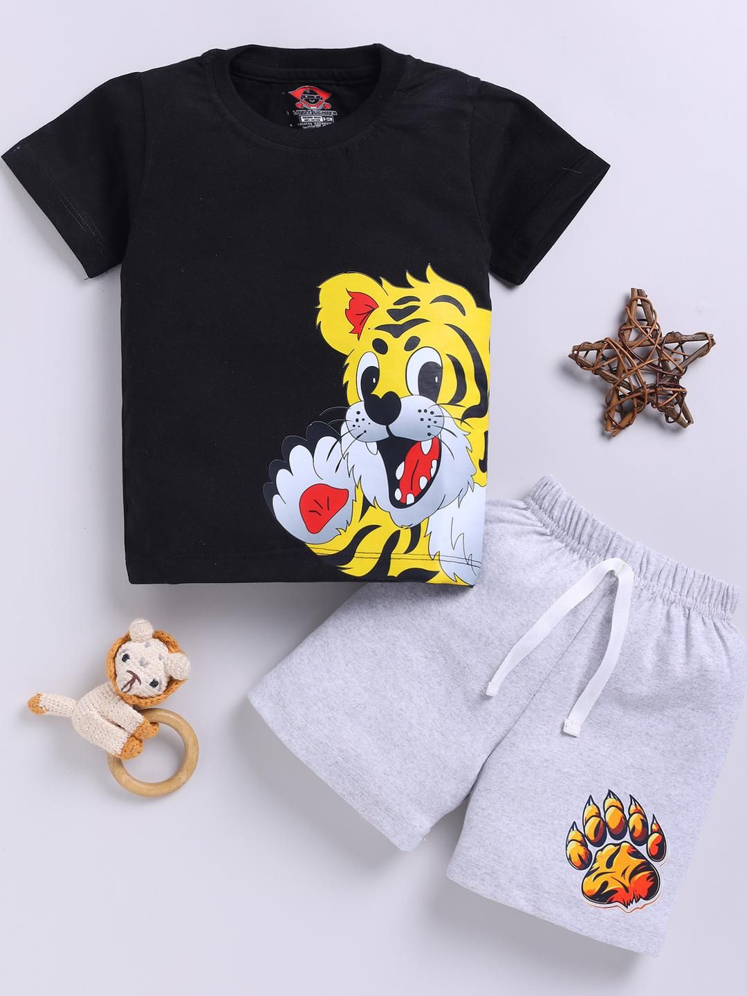 LITTLE FIGHTER Boys Pure Cotton Clothing Set-picture-27