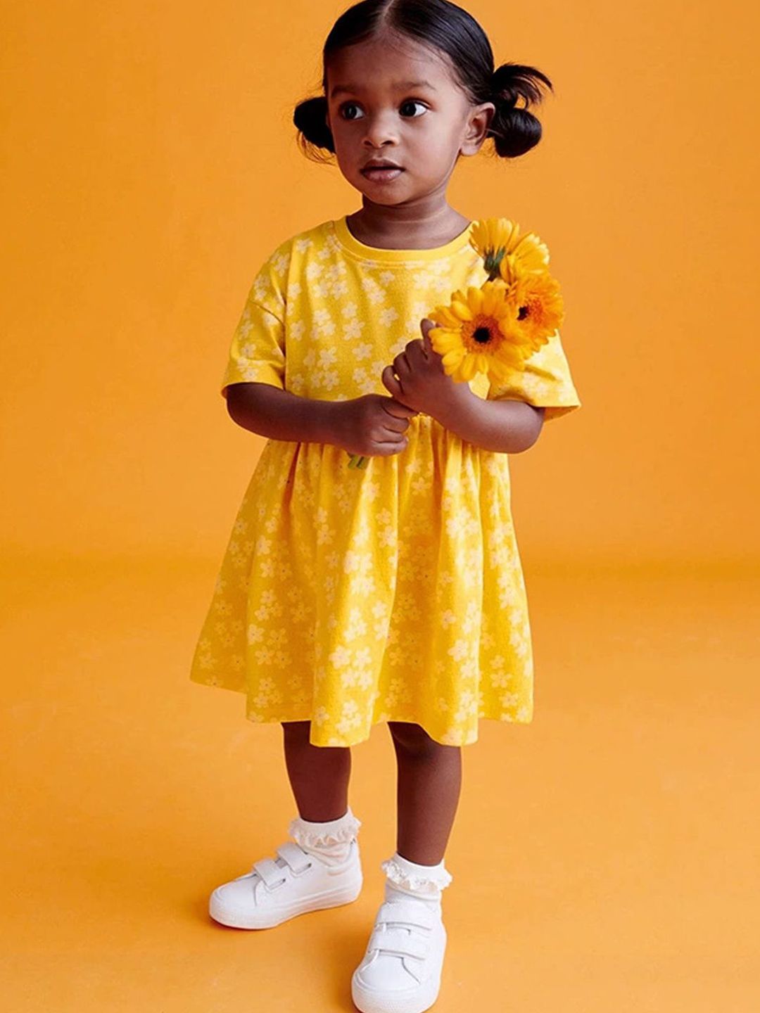 Xsole Girls Floral Print A-Line Dress-picture-18