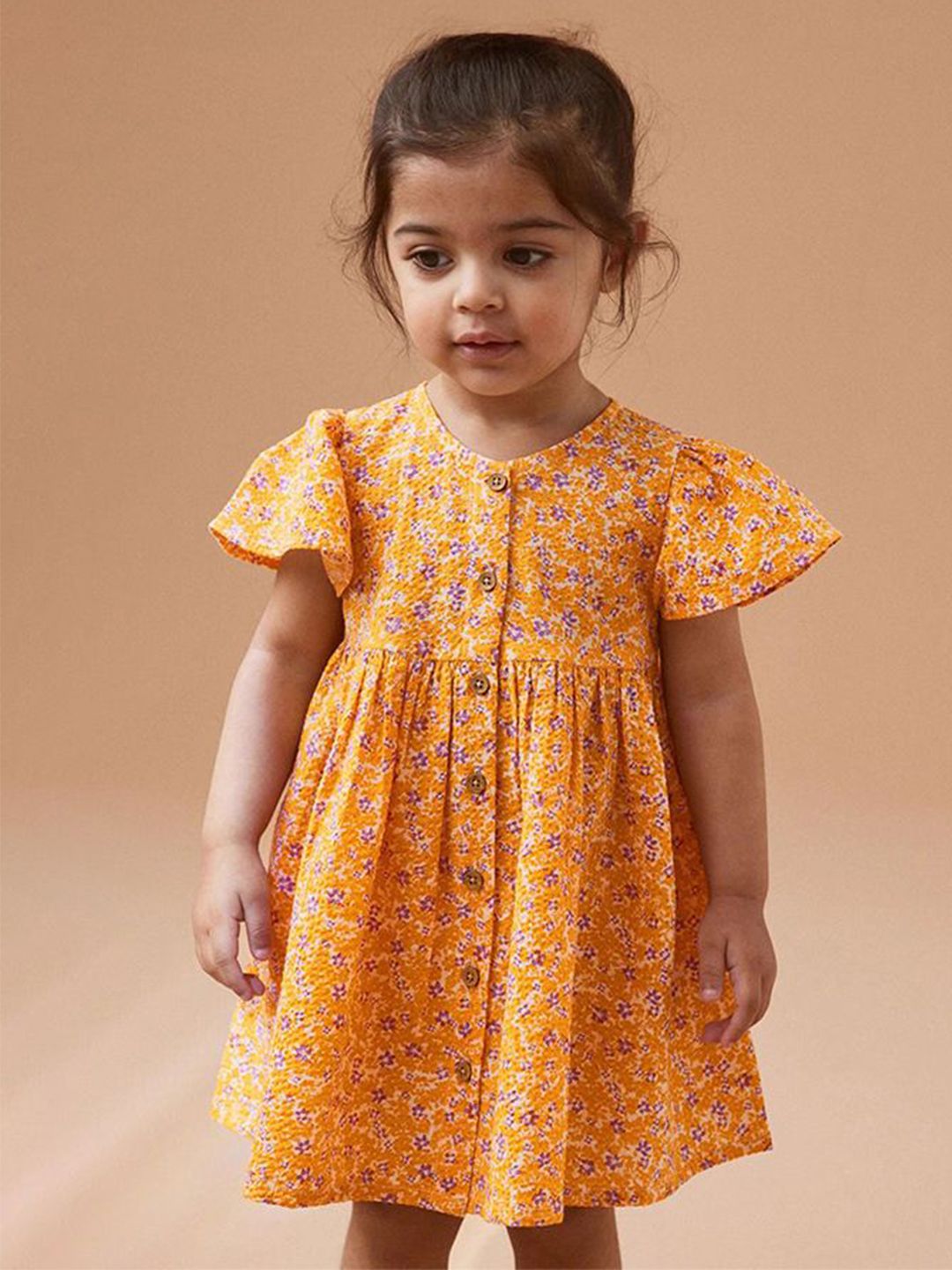 Xsole Girls Graphic Print Fit & Flare Above Knee Dress-picture-51