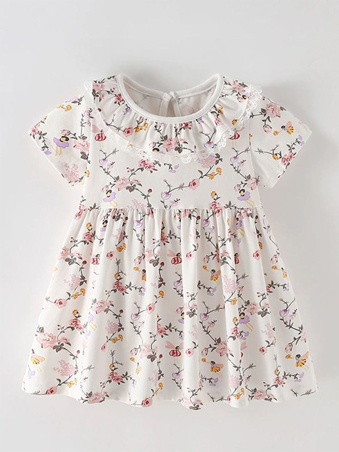 Xsole Girls Graphic Printed Fit & Flare Dress-picture-36