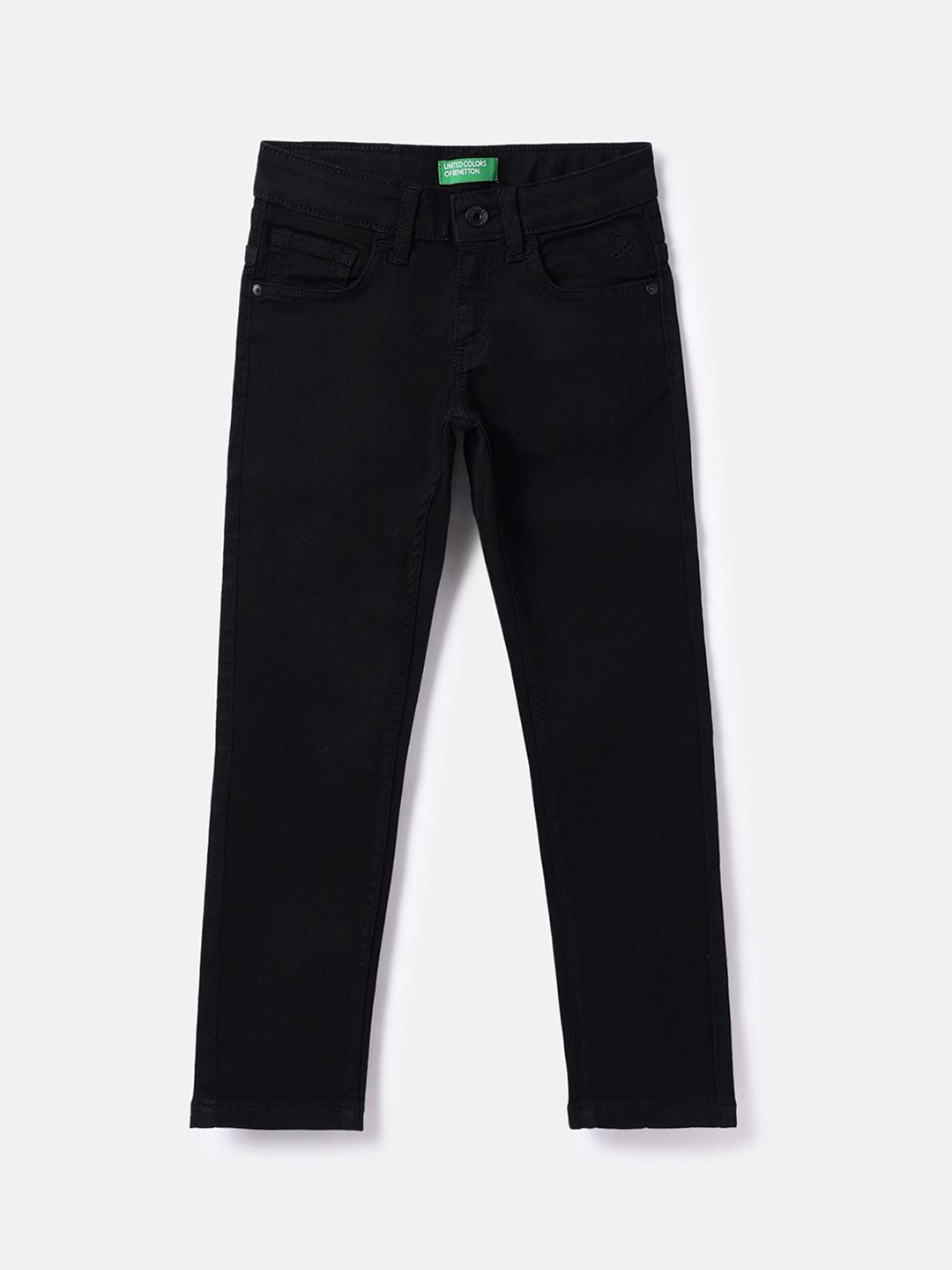 United Colors of Benetton Boys Slim Fit Mid-Rise Jeans-picture-16