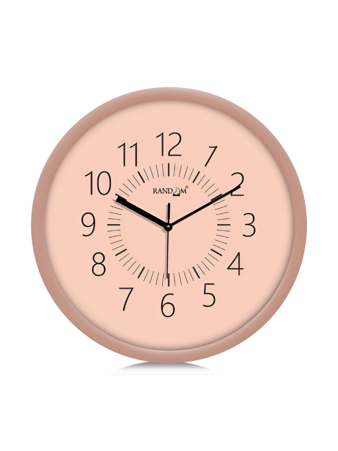 RANDOM Peach-Coloured & Black Traditional Wall Clock-picture-32