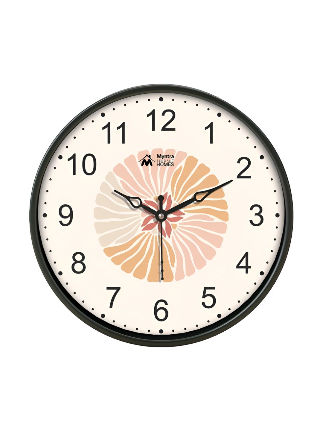 Myntra Elegant Homes Pink Printed Traditional Wall Clock-picture-46
