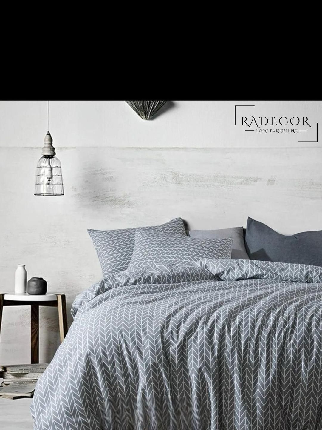 RADECOR Grey Queen Bedsheets-picture-32