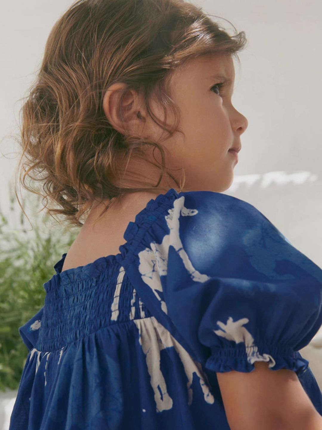 Xsole Girls Graphic Printed Puff Sleeves A-Line Dress-picture-13