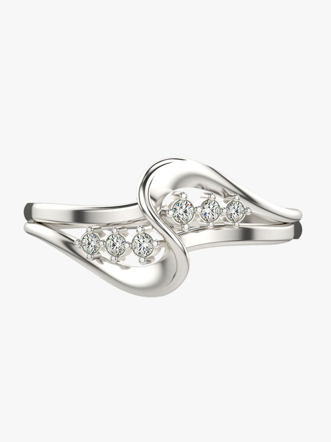 VALANOVA Women White Ring Diamond-image-24