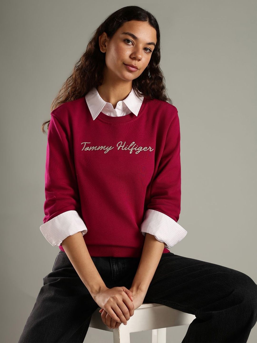 Tommy Hilfiger Women Printed Pullover Sweatshirt-image-15