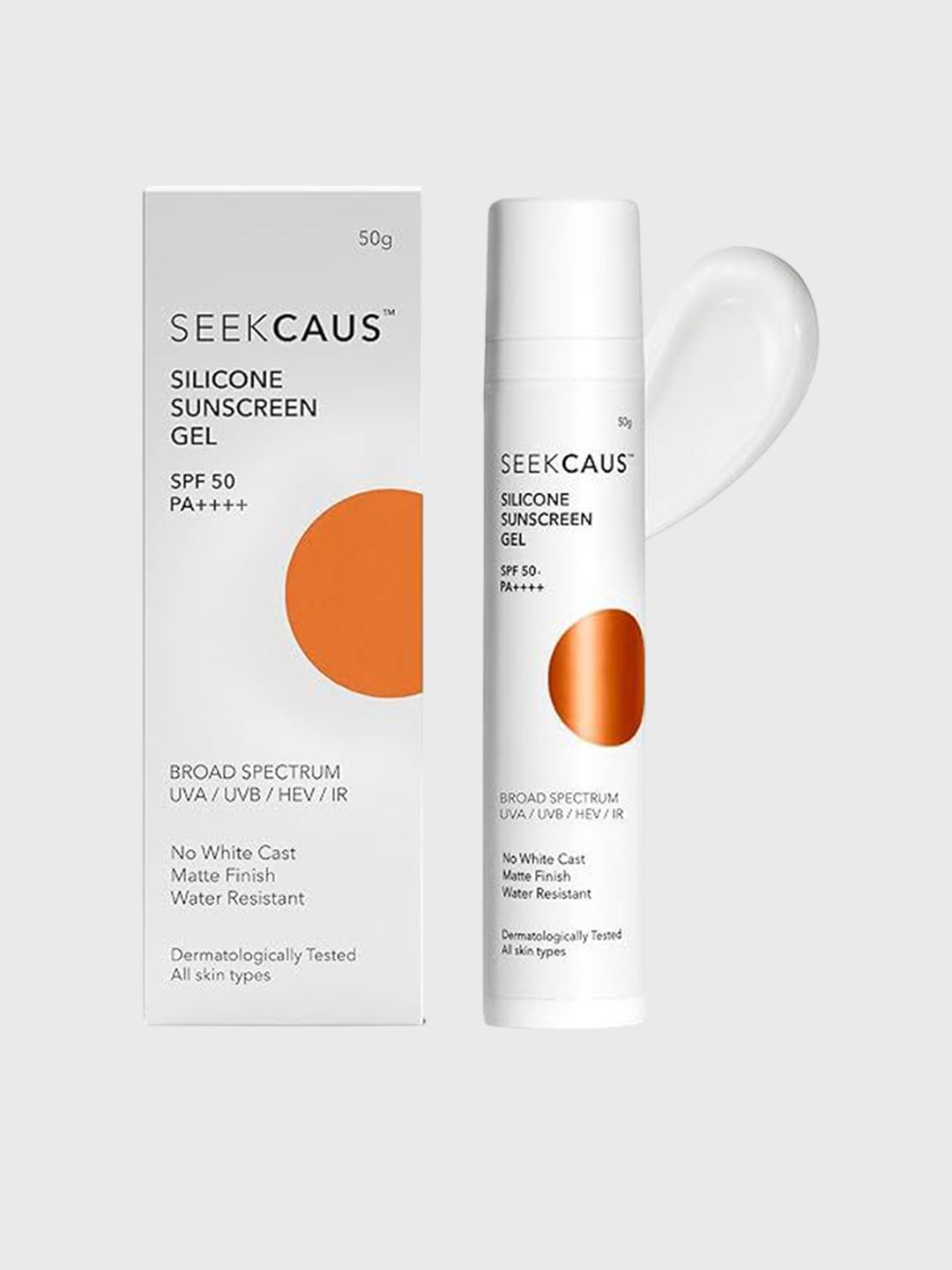 SEEKCAUS Silicon Sunscreen Gel SPF 50 PA++++ - 50 g-picture-48