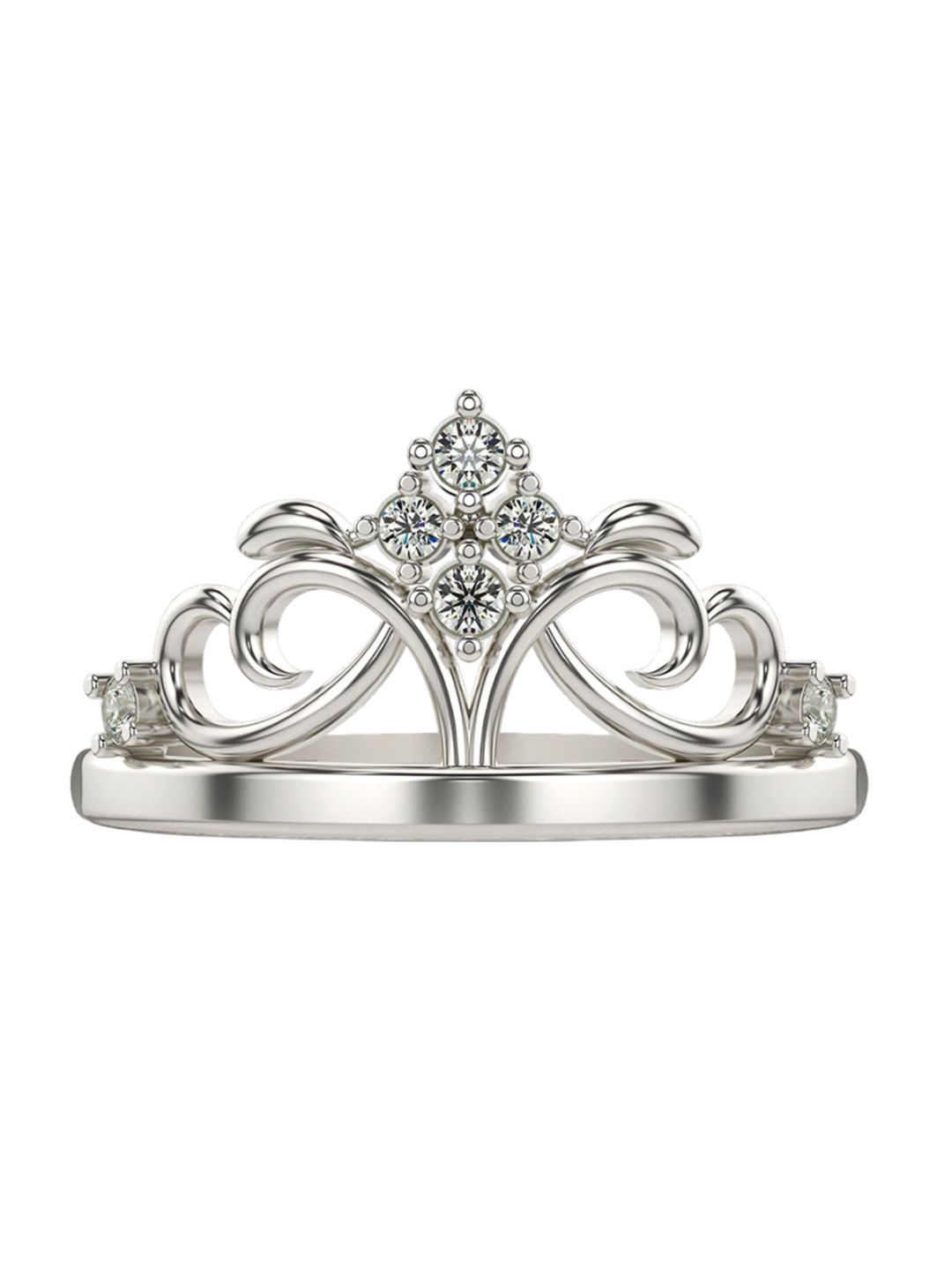 VALANOVA Women White Ring Diamond-image-21