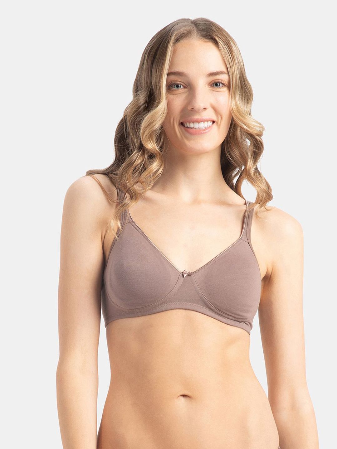 Jockey Wirefree Non Padded Super Combed Cotton Stretch Medium Coverage Everyday Bra 1722