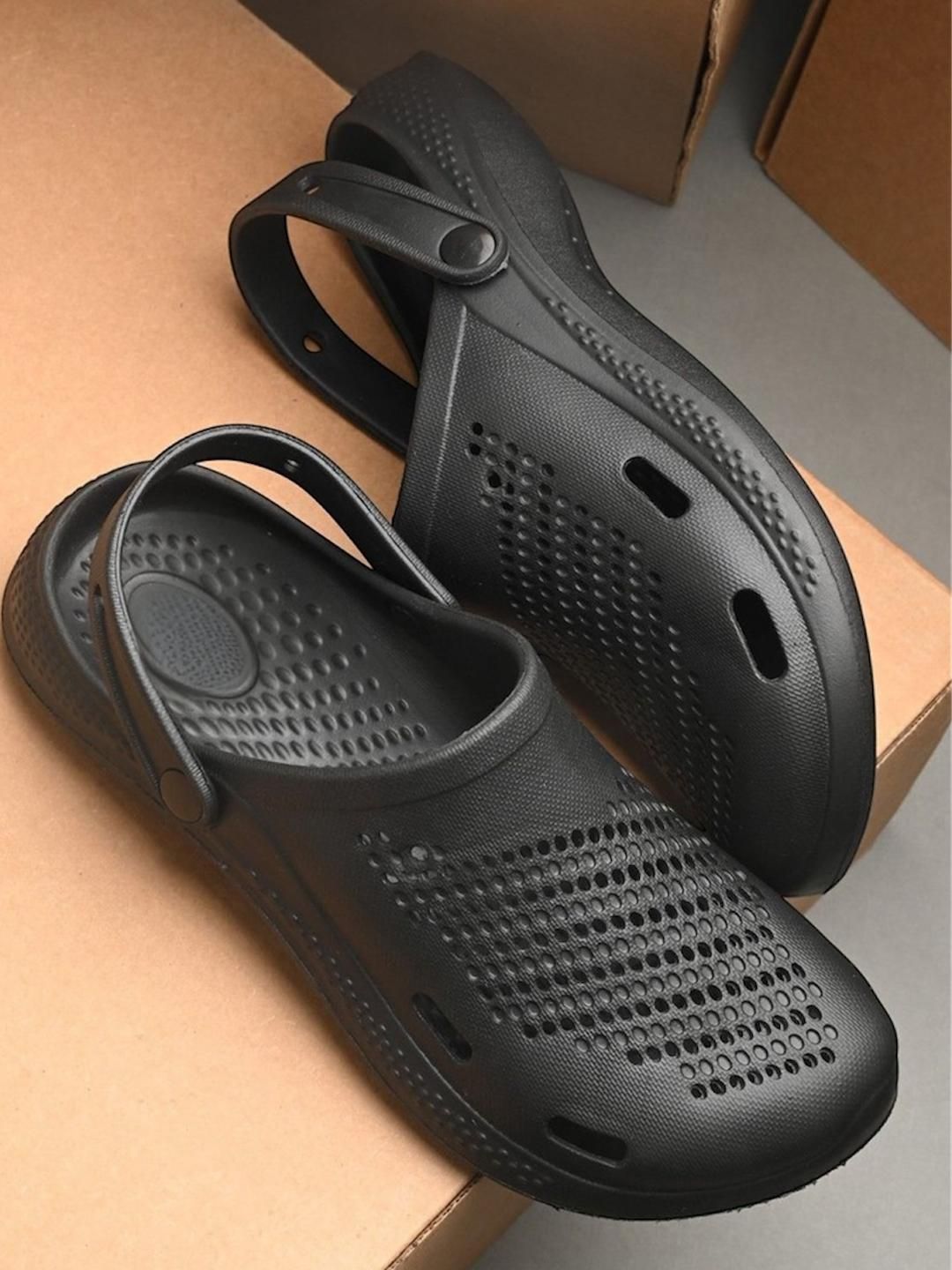 COGS Men Black Clogs-image-1