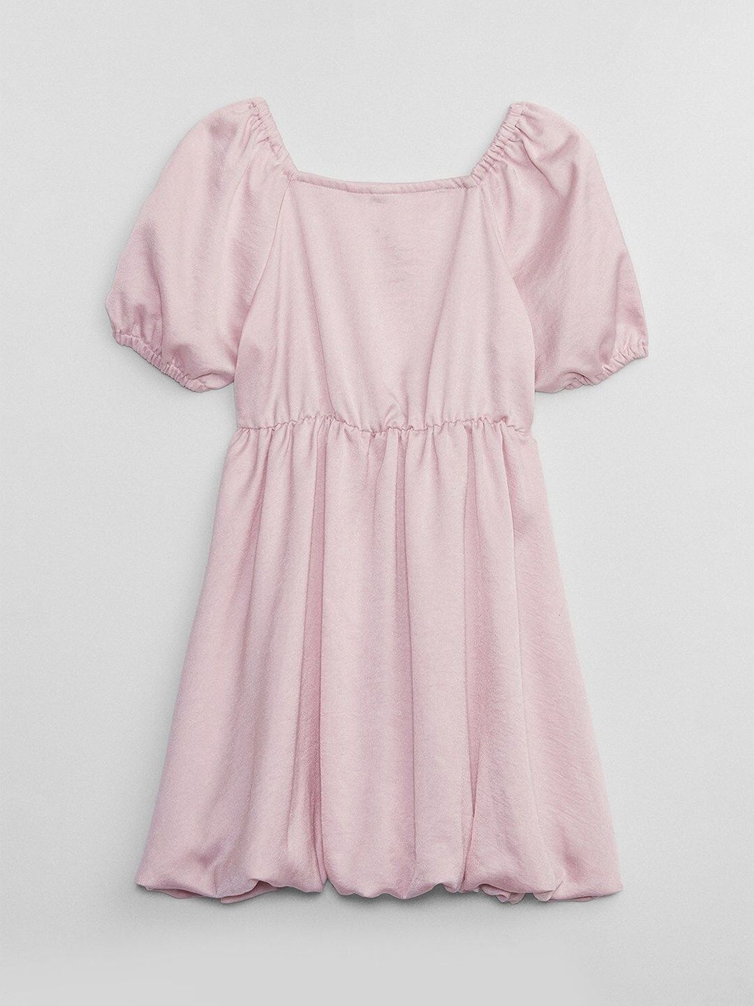 GAP Girls Square-Neck Fit & Flare Puffed Sleeves Dress-picture-48