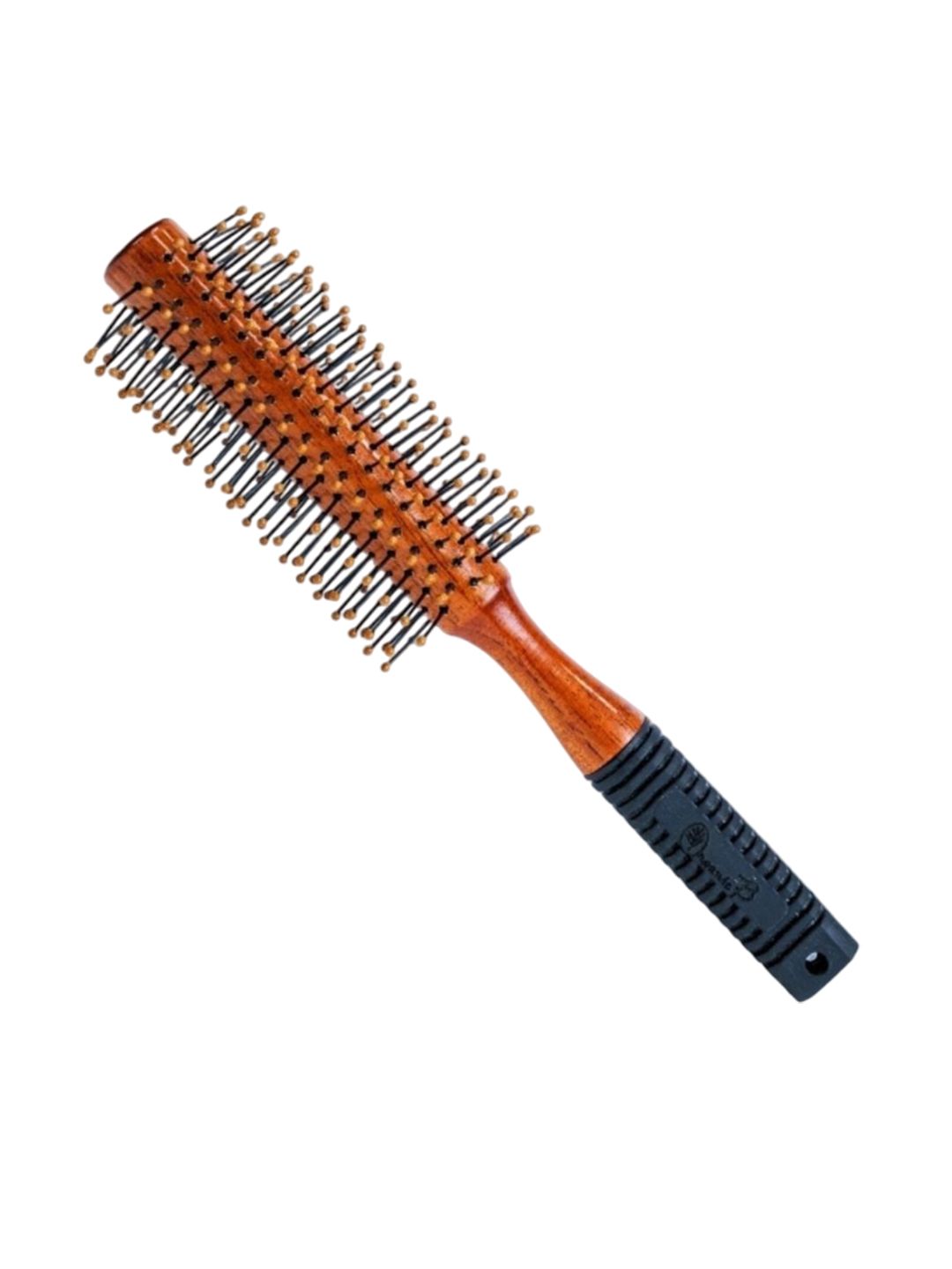 Organic B Wooden Hair Roller Brush - Brown-image-36