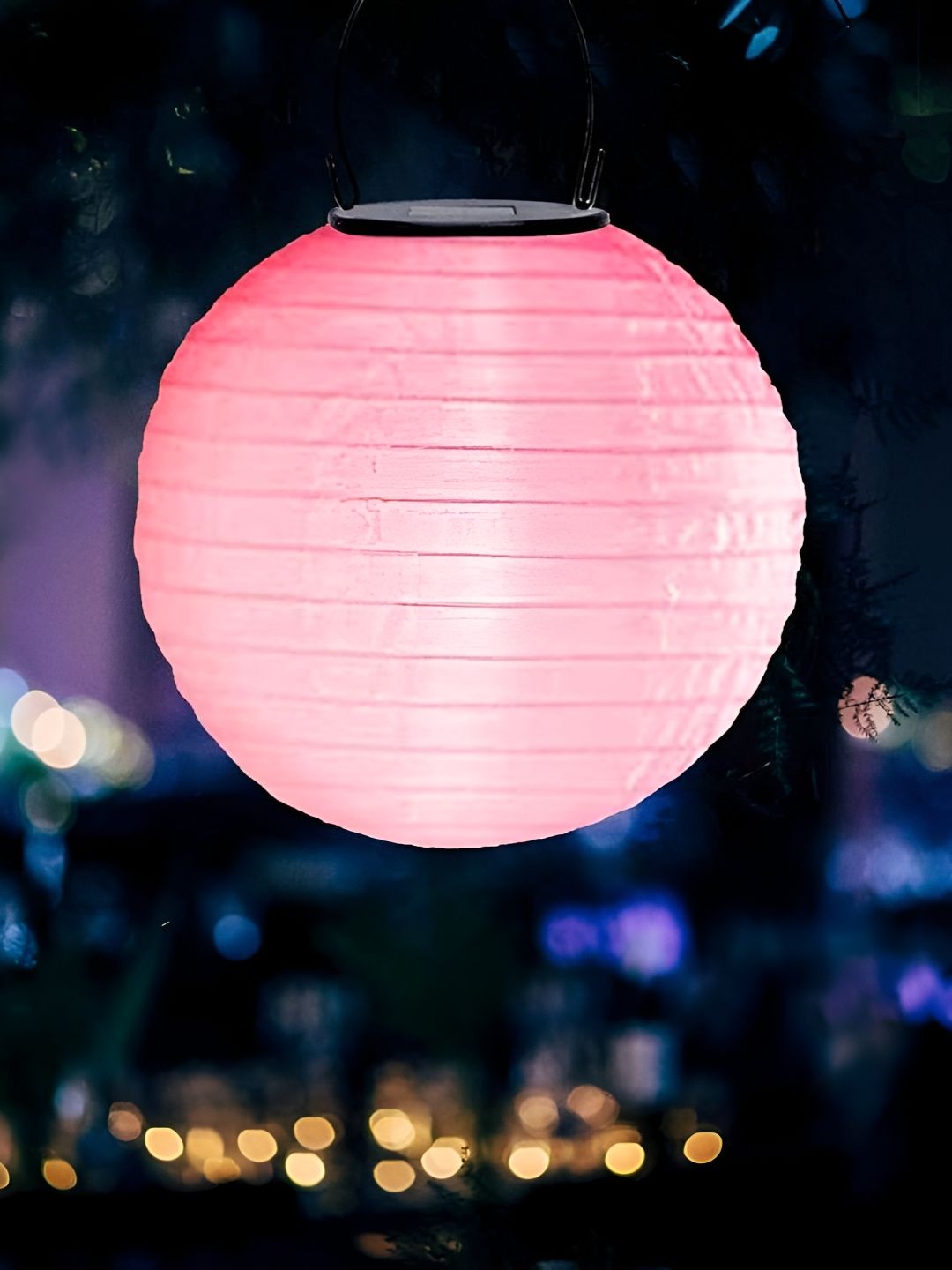 XERGY Pink Solar Hanging Waterproof Lanterns-picture-29