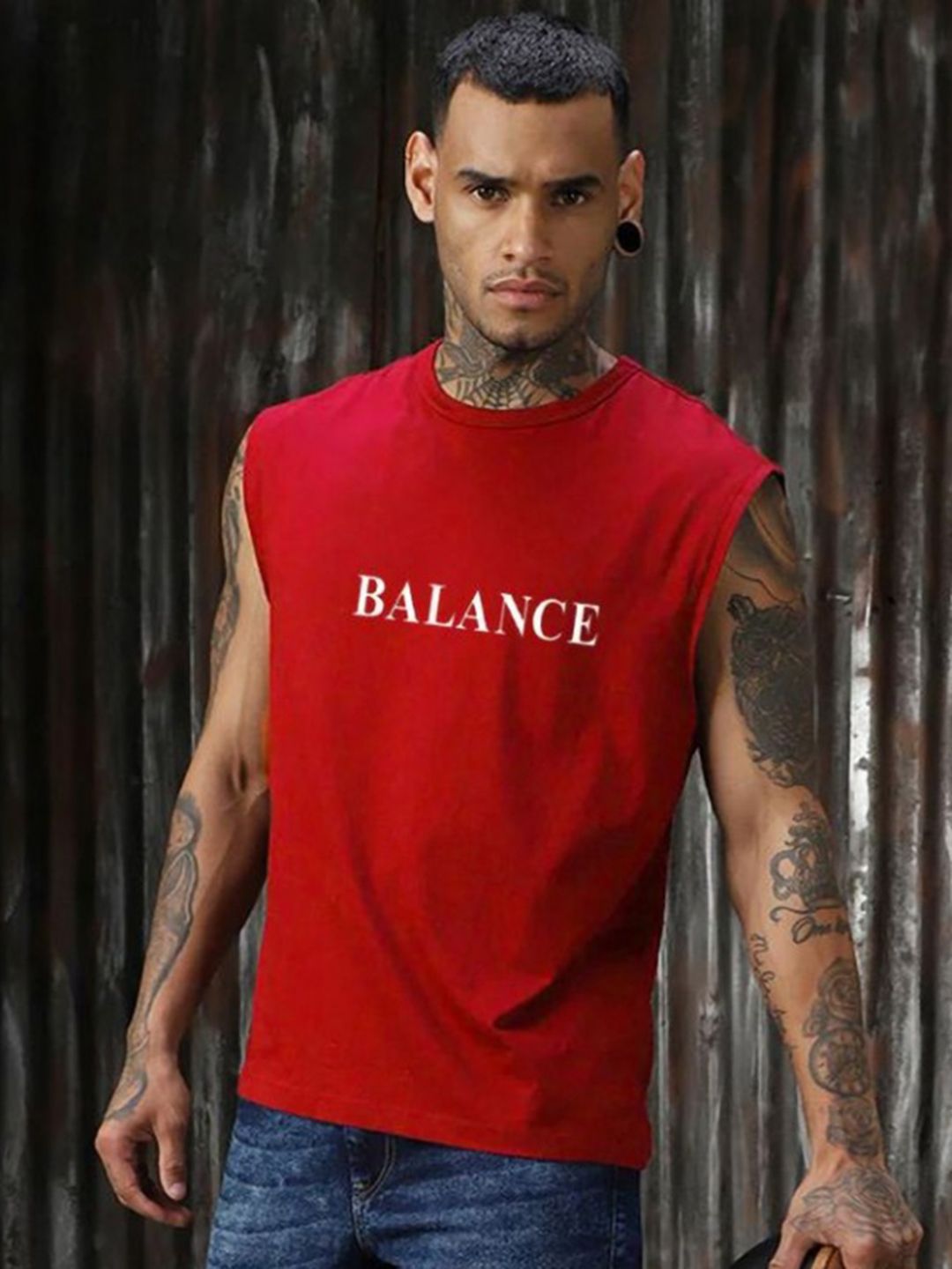 SZN Men Printed Round Neck Sleeveless Innerwear Vest-image-15
