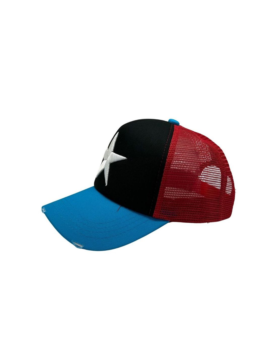The Tie Hub Unisex Colourblocked Embroidered Baseball Cap-image-34