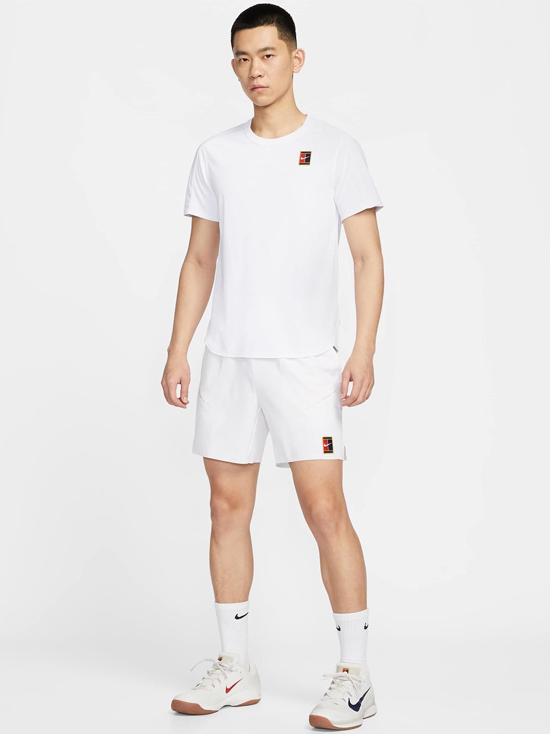 Buy Nike Court Slam Men's Solid Dri-FIT Tennis Shorts - Shorts for