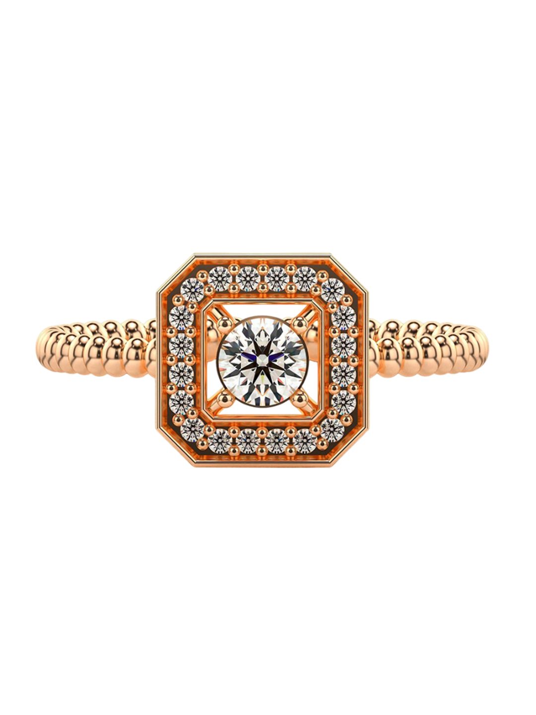 VALANOVA Women Rose Gold Ring Diamond-picture-20