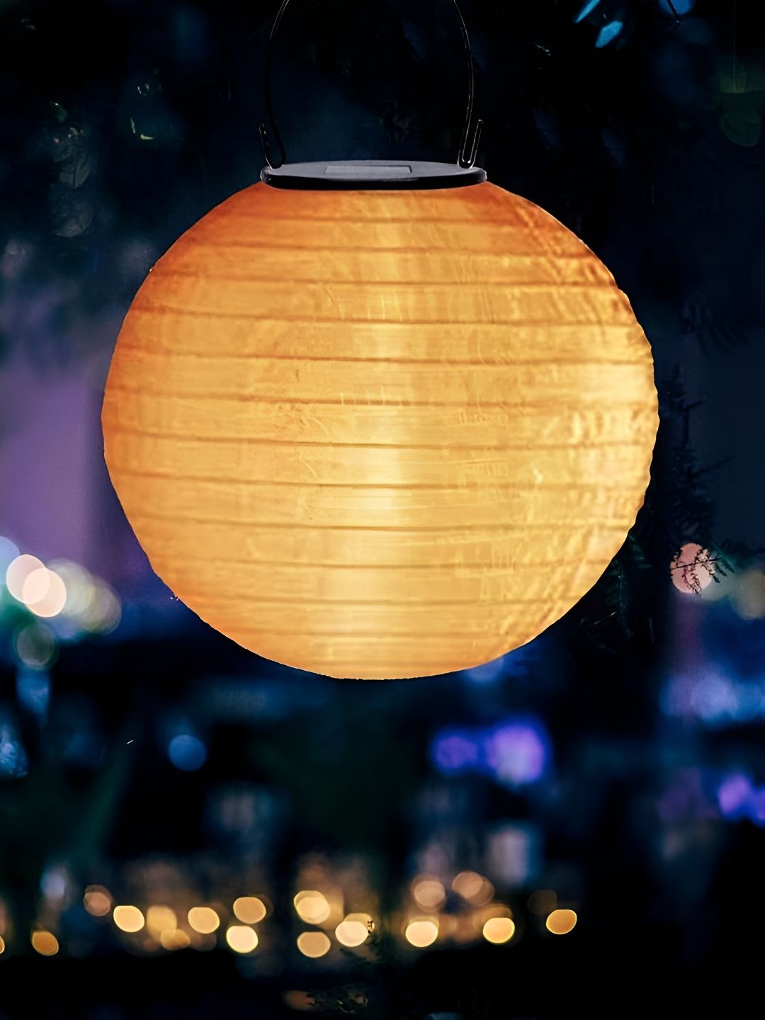 XERGY Orange-Coloured Solar Hanging Waterproof Lanterns-picture-38