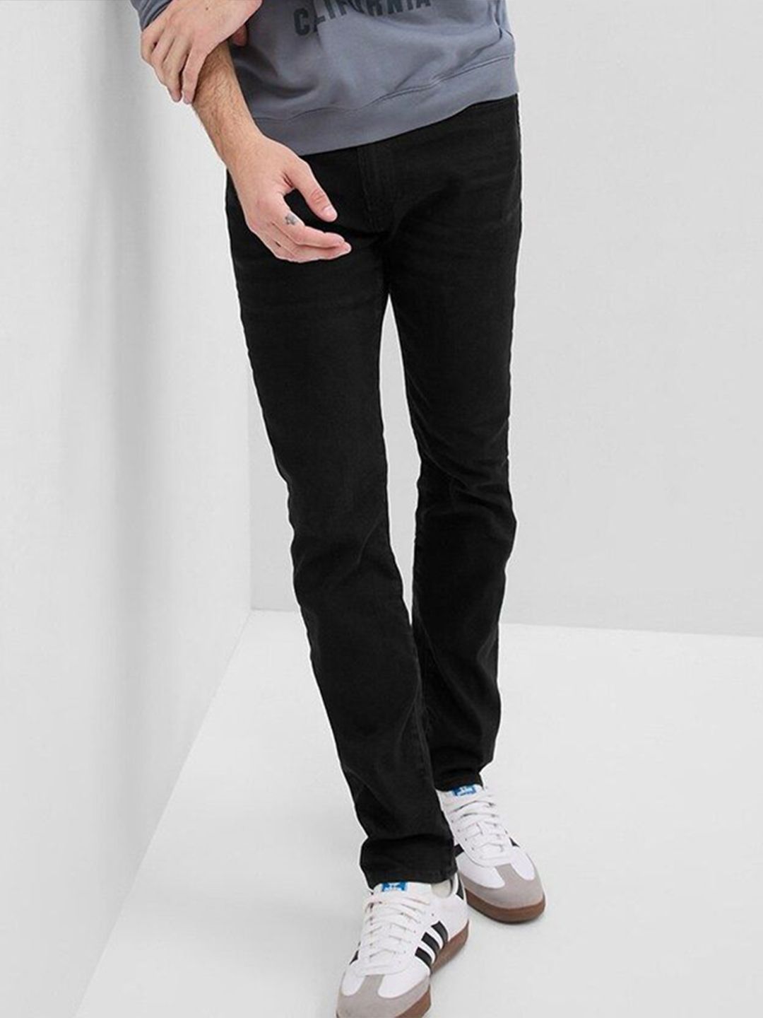 GAP Men Mid-Rise Tapered Skinny Fit Jeans-picture-38