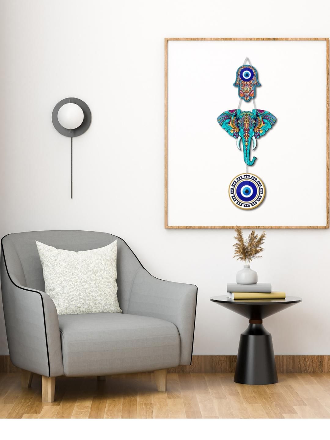 Evercaregifts Elephant Evil Eye Wall Hanging-image-8