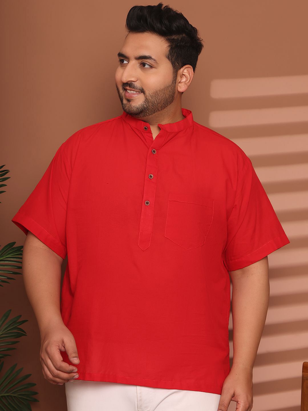 Enchanted Drapes Men Mandarin Collar Pure Corron Kurta-picture-40