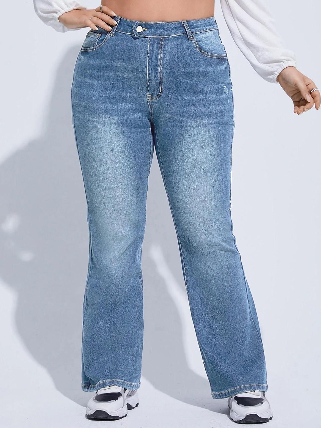 Stylecast X Kotty Women Comfort Regular Fit Light Fade High-Rise Stretchable Jeans-picture-5