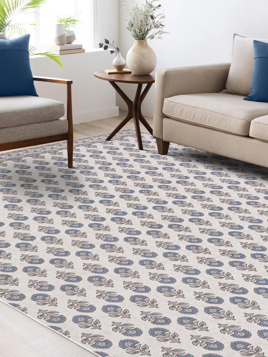 Kaleen India White Polyester Carpets-picture-10