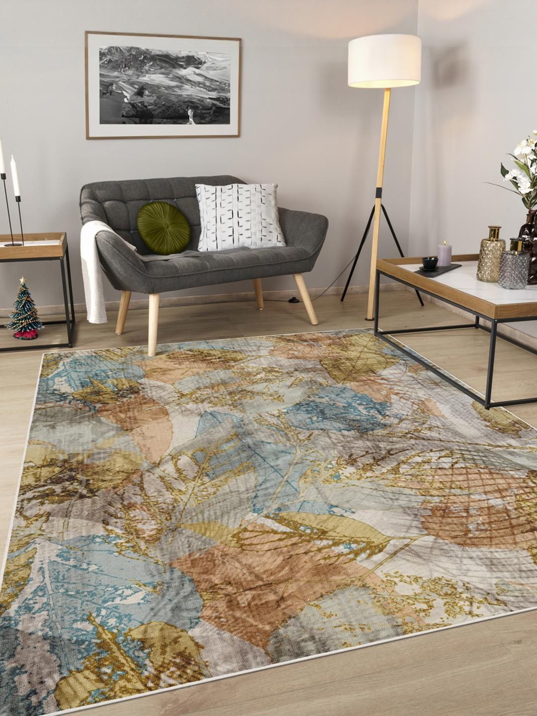 Kaleen India Gold Polyester Carpets