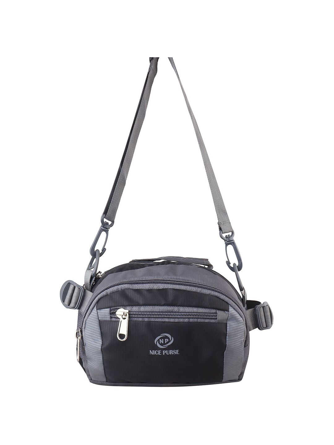 NICE PURSE Men Colourblocked Structured Sling Bag-picture-37