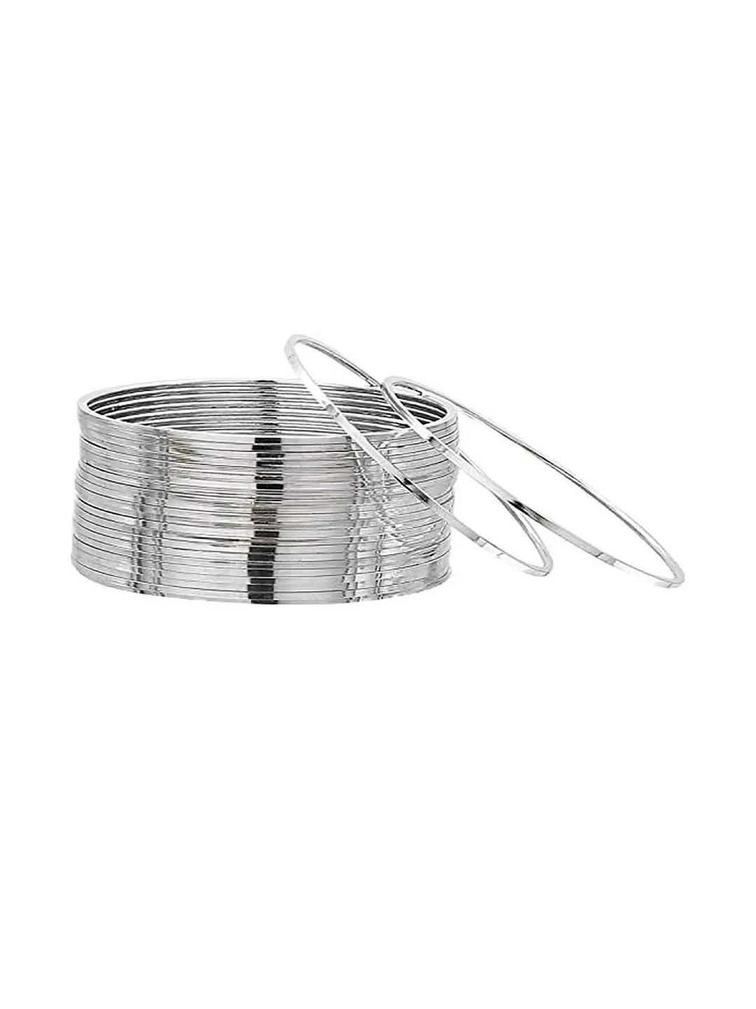 ZURIKRISHA Set of 12 Sterling Silver Bangle-picture-49