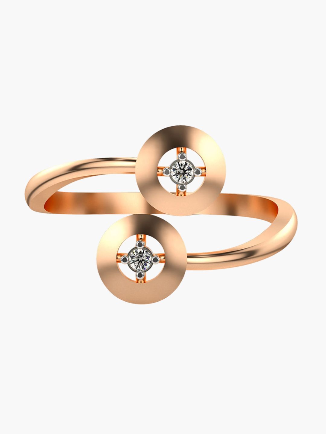 VALANOVA Women Rose Gold Ring Diamond-picture-10