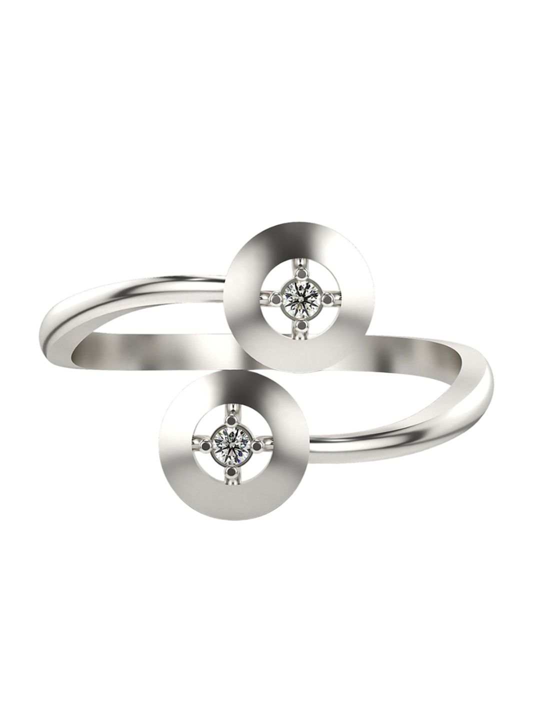VALANOVA Women White Ring Diamond-image-25