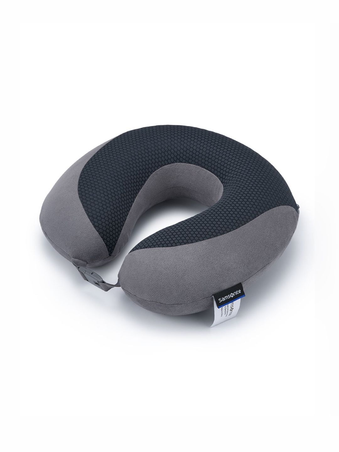 Samsonite Grey And Blue Memory Foam Lightweight Sleep Pillow-picture-11