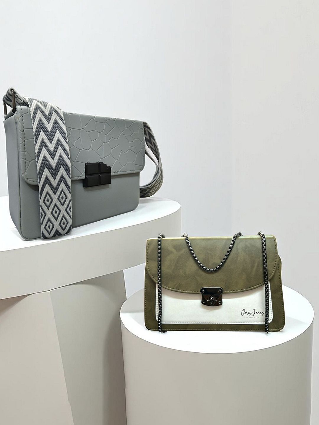 CLARIS JAMES Women Solid Crossbody Sling Bag-picture-27
