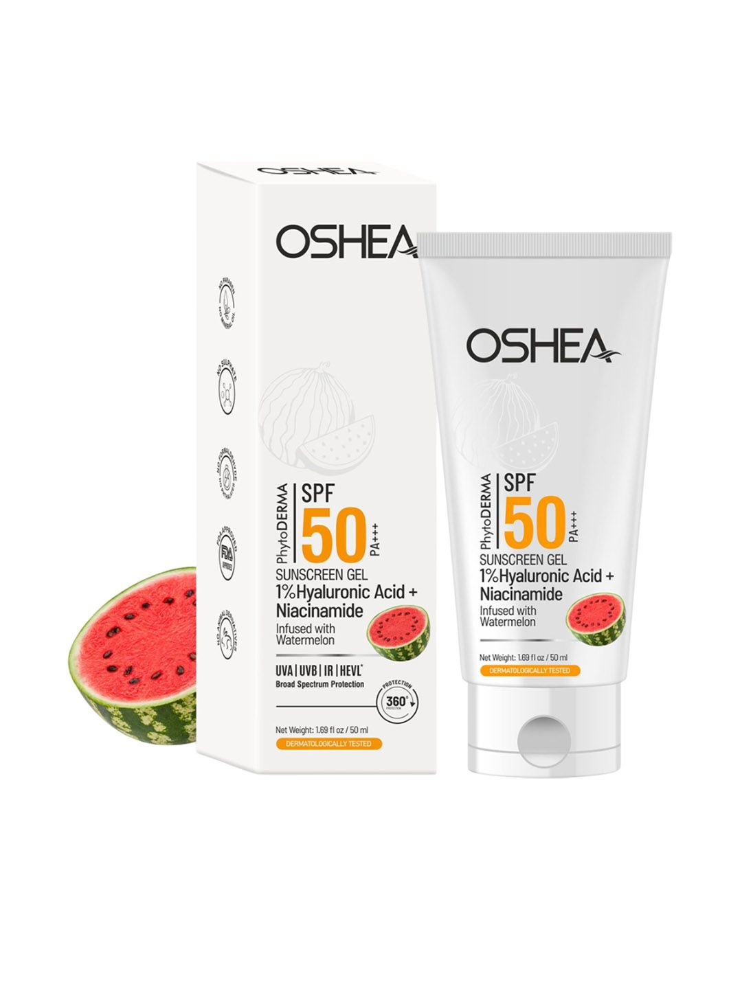 Oshea Herbals PhytoDERMA Sunscreen Gel SPF50 PA++++ With 1% Hyaluronic Acid - 50 ml-image-18