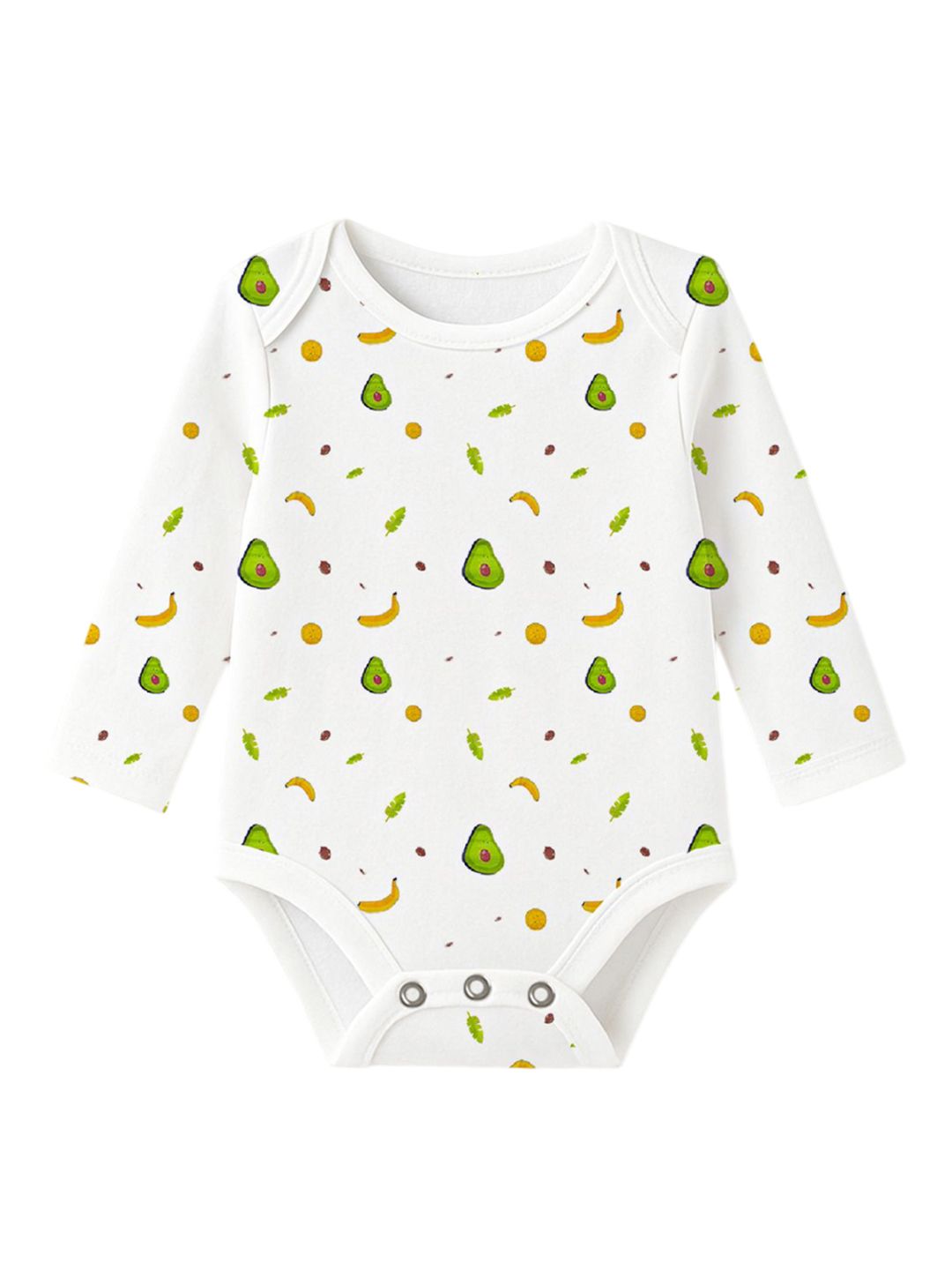 Moms Home Infants Printed Pure Organic Cotton Full Sleeves Bodysuit-picture-40