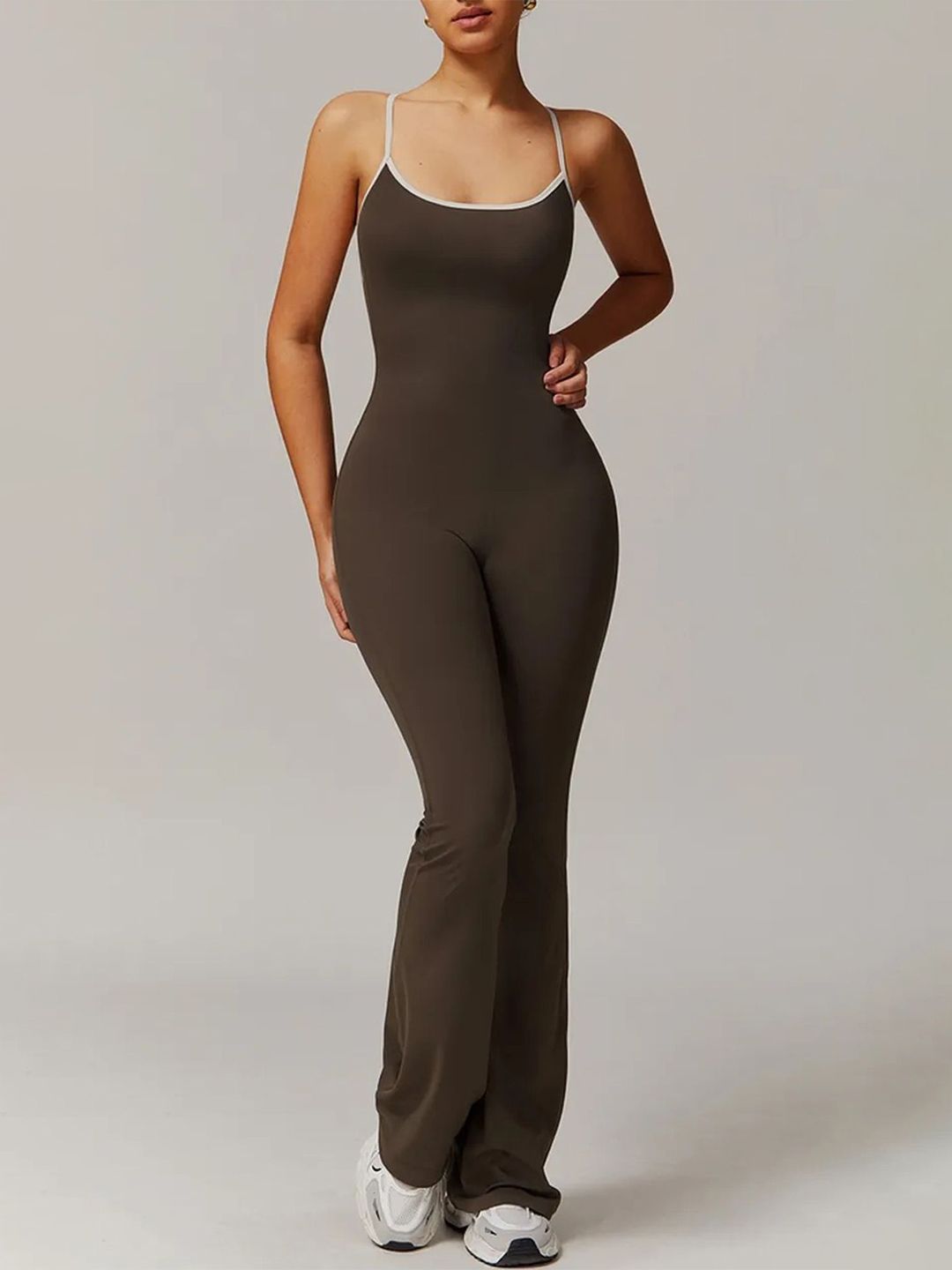 LULU & SKY Women Criss Cross Backless Jumpsuit-picture-48