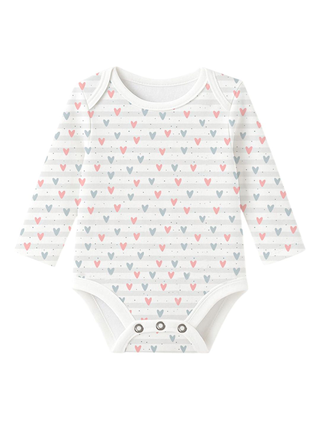 Moms Home Organic Cotton Unisex Full sleeves Onesie For New Born Baby Bodysuit-picture-14