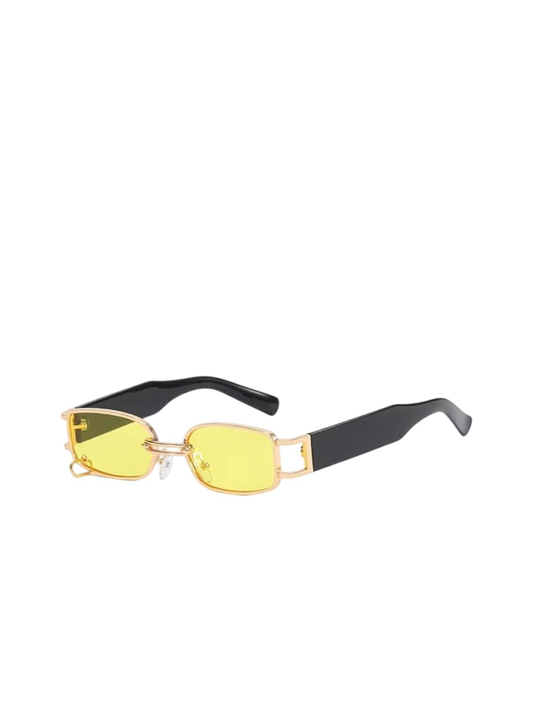 AUGEN Unisex Full Rim Rectangle Sunglasses with UV Protected Lens VI-SG-215-C5-image-3