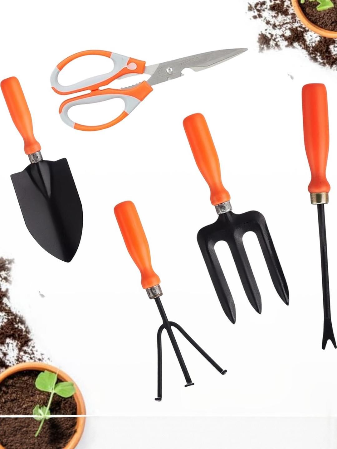 Go Hooked Garden Tools With Soft Grip Handles Garden Accessories - Set Of 5-picture-41