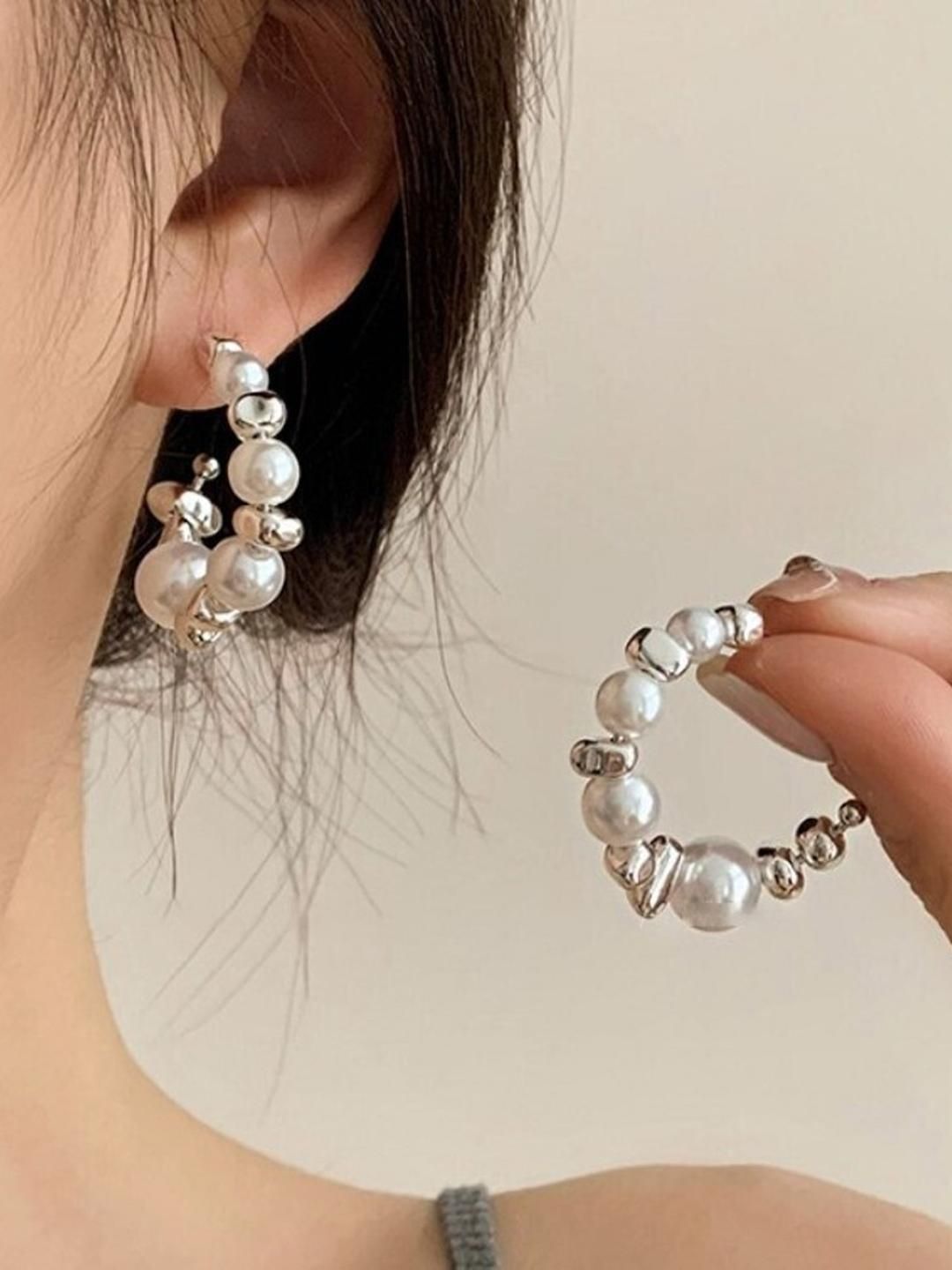 AKISON JEWELS Silver-Plated Earrings-picture-38