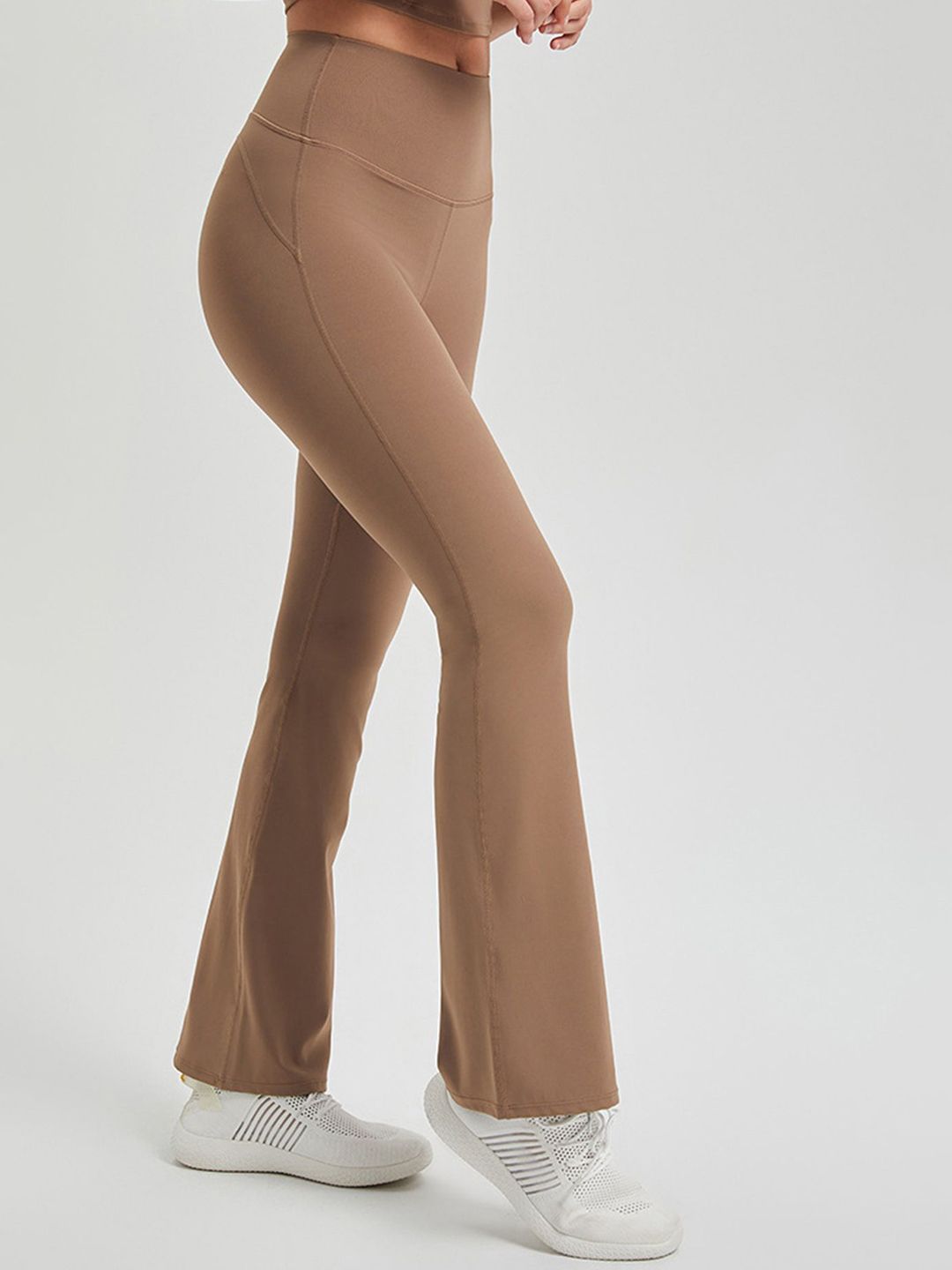 LULU & SKY Women Flared High-Rise Trousers-picture-27